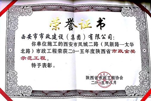 凤新路~太华路-不朽情缘杯树模工程
