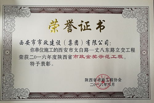 太白路-不朽情缘金杯树模工程